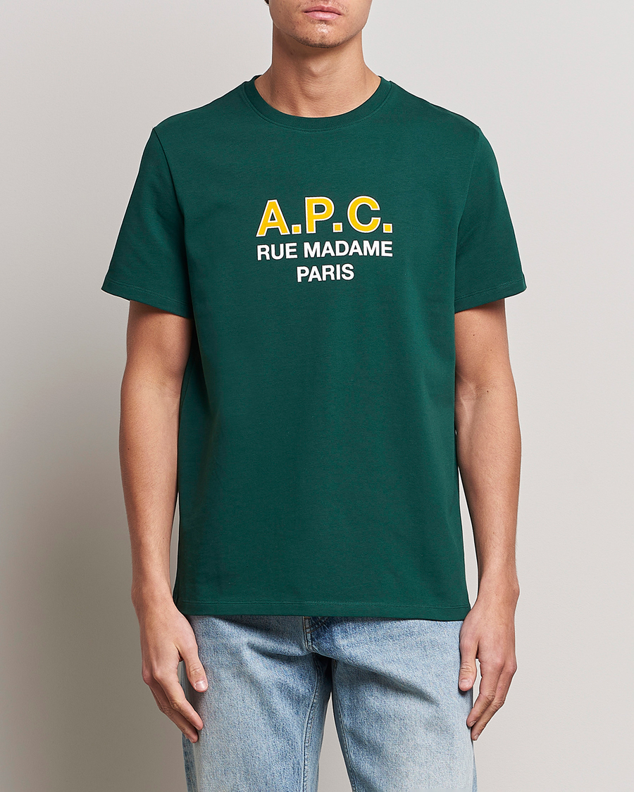 Herr | T-Shirts | A.P.C. | Madame T-Shirt Dark Green