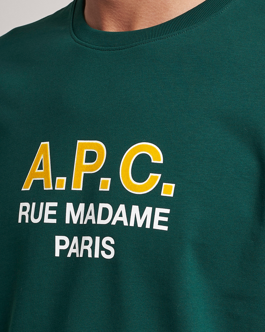 Herr | T-Shirts | A.P.C. | Madame T-Shirt Dark Green
