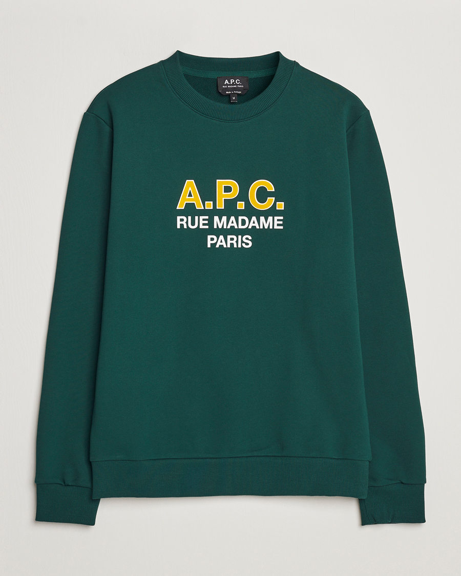 Herr | Tröjor | A.P.C. | Madame Sweatshirt Dark Green