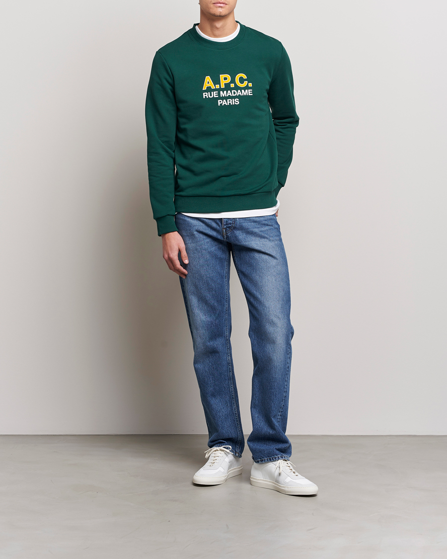 Herr | Tröjor | A.P.C. | Madame Sweatshirt Dark Green