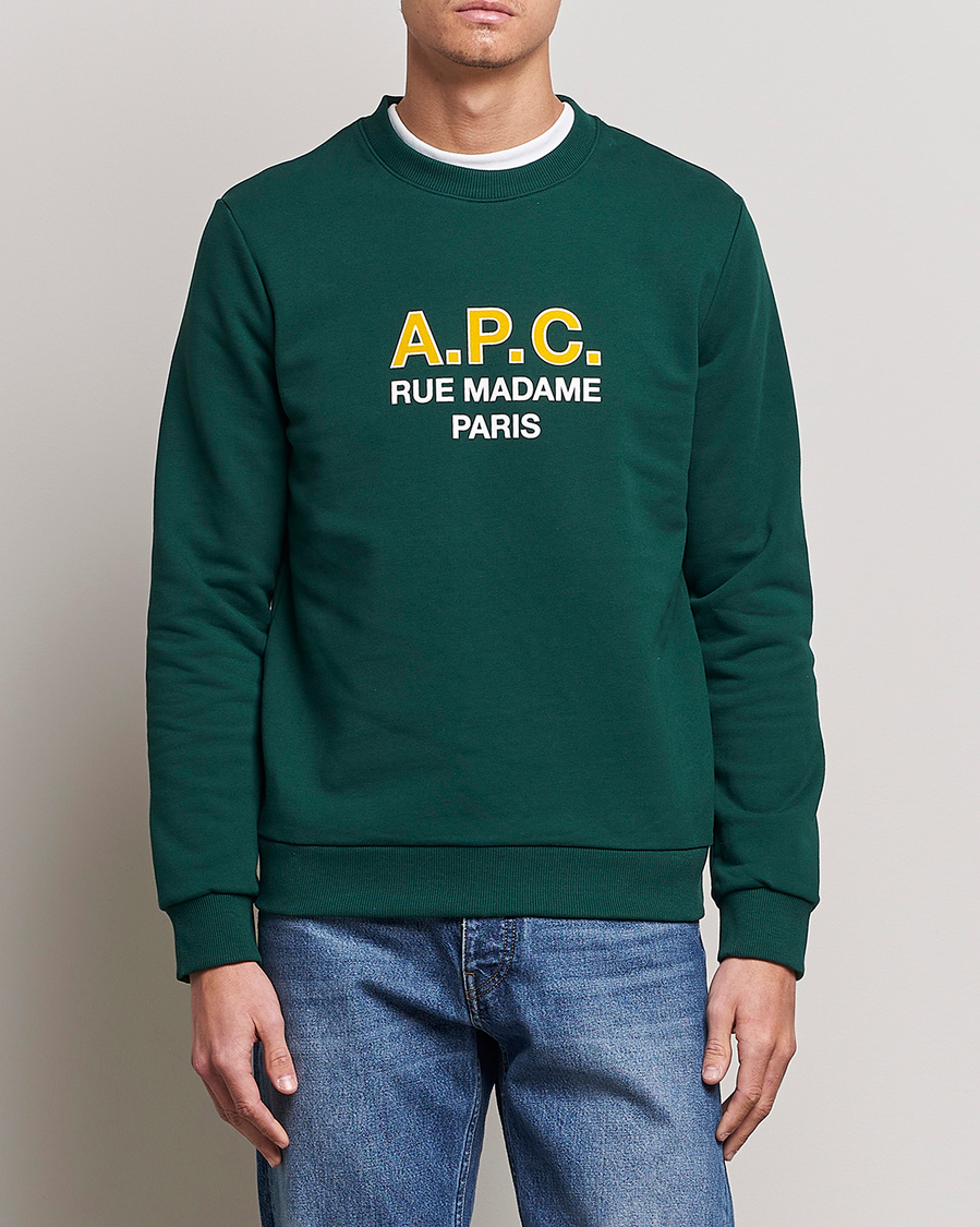 Herr | Tröjor | A.P.C. | Madame Sweatshirt Dark Green