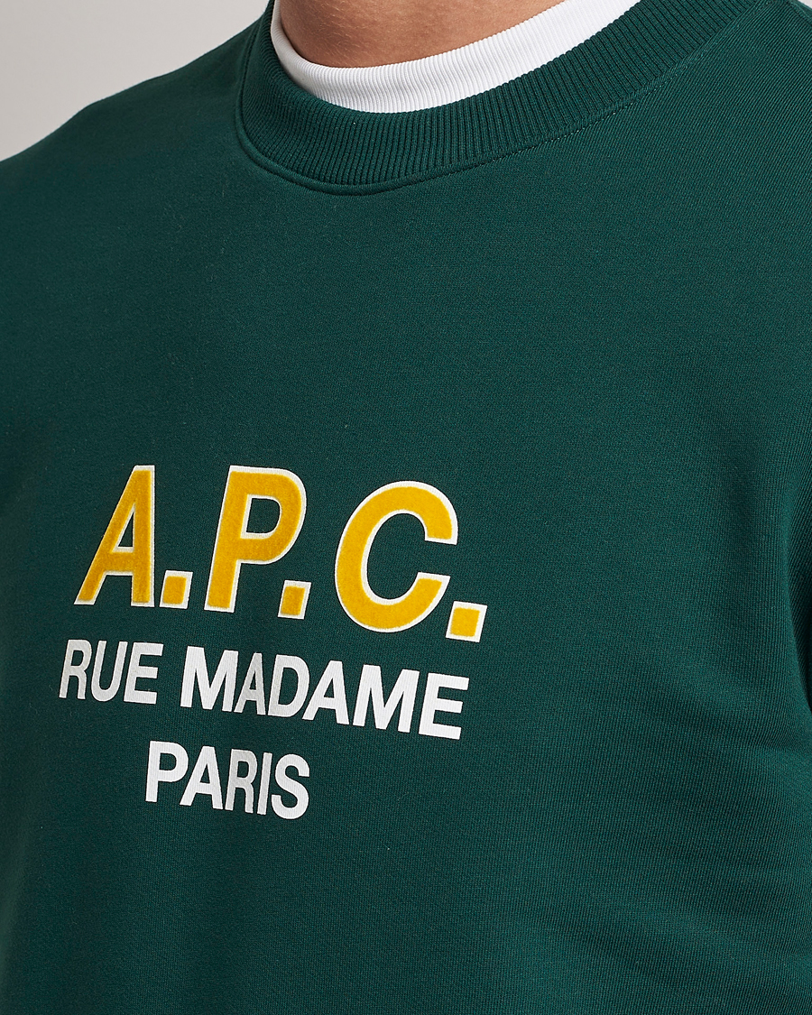 Herr | Tröjor | A.P.C. | Madame Sweatshirt Dark Green