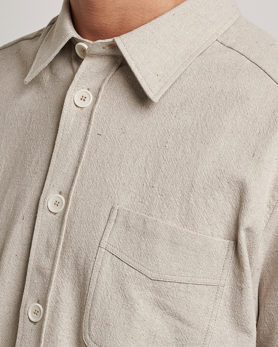 Herr | Skjortor | A.P.C. | Aston Overshirt Light Beige