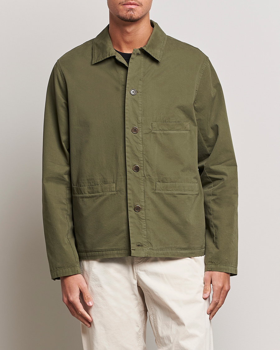 Herr | Jackor | A.P.C. | Vianney Shirt Jacket Olive