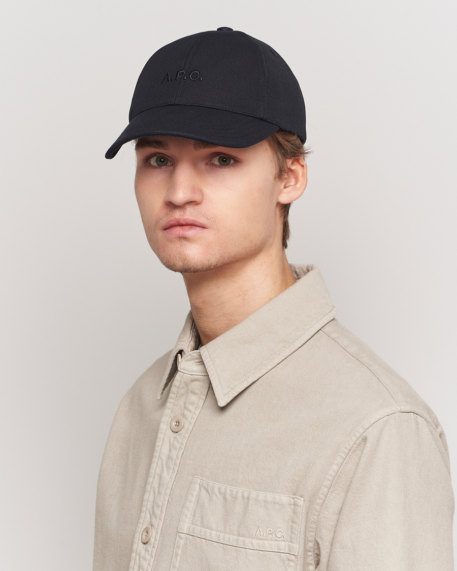 Herr | Hattar & kepsar | A.P.C. | Charlie Baseball Cap Black