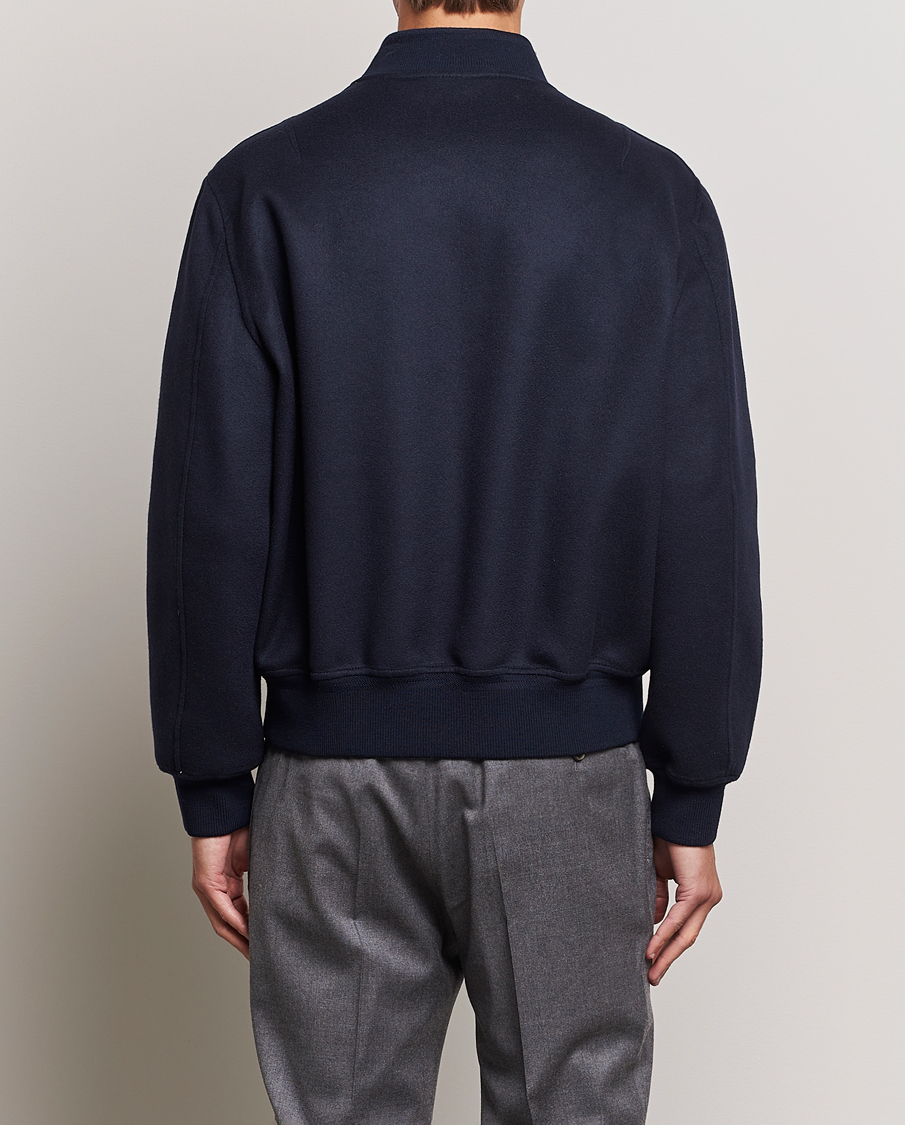 Herr | Jackor | Brioni | Cashmere Blend Bomber Jacket Navy