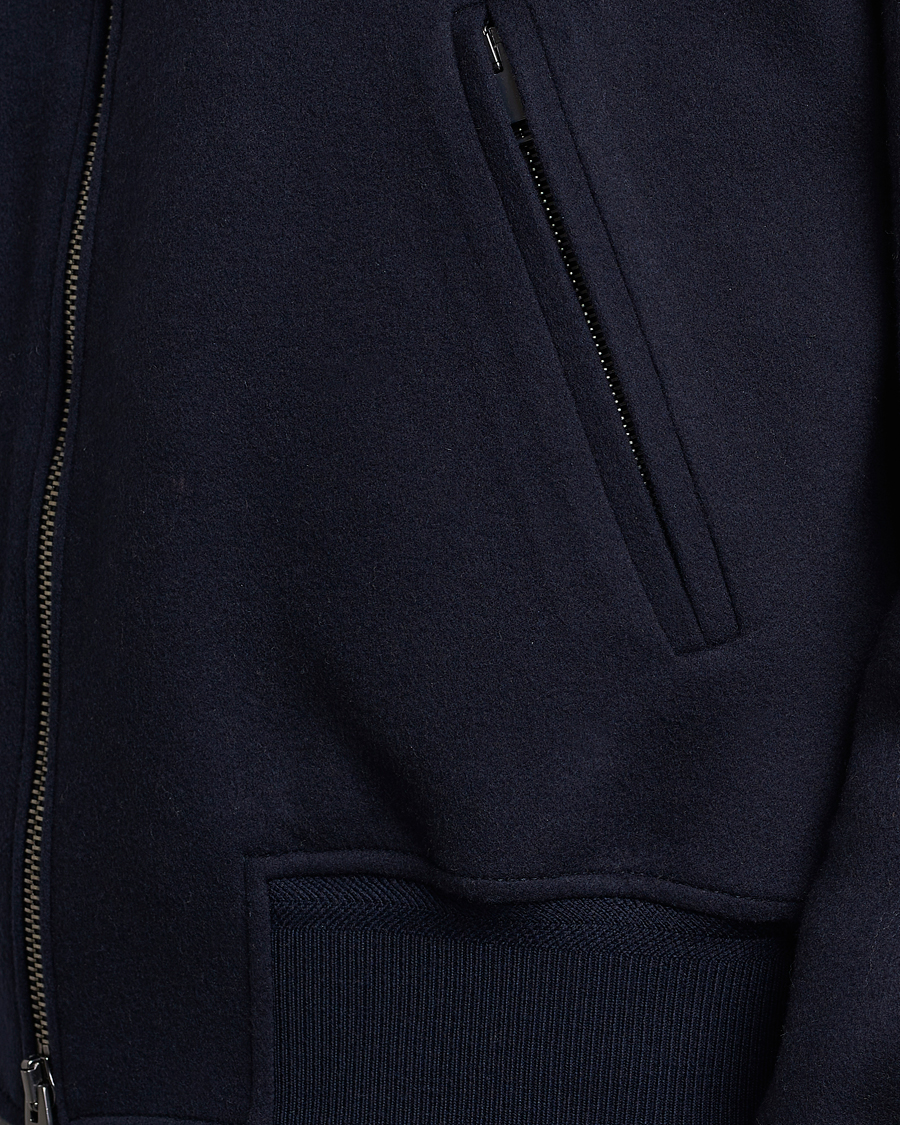 Herr | Jackor | Brioni | Cashmere Blend Bomber Jacket Navy