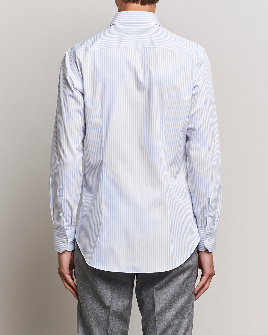 Herr | Skjortor | Brioni | Slim Fit Striped Dress Shirt Light Blue