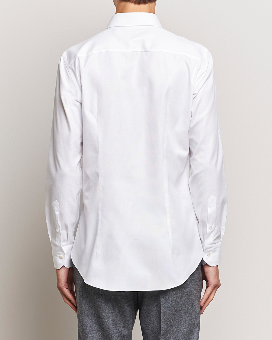 Herr | Skjortor | Brioni | Slim Fit Royal Oxford Dress Shirt White