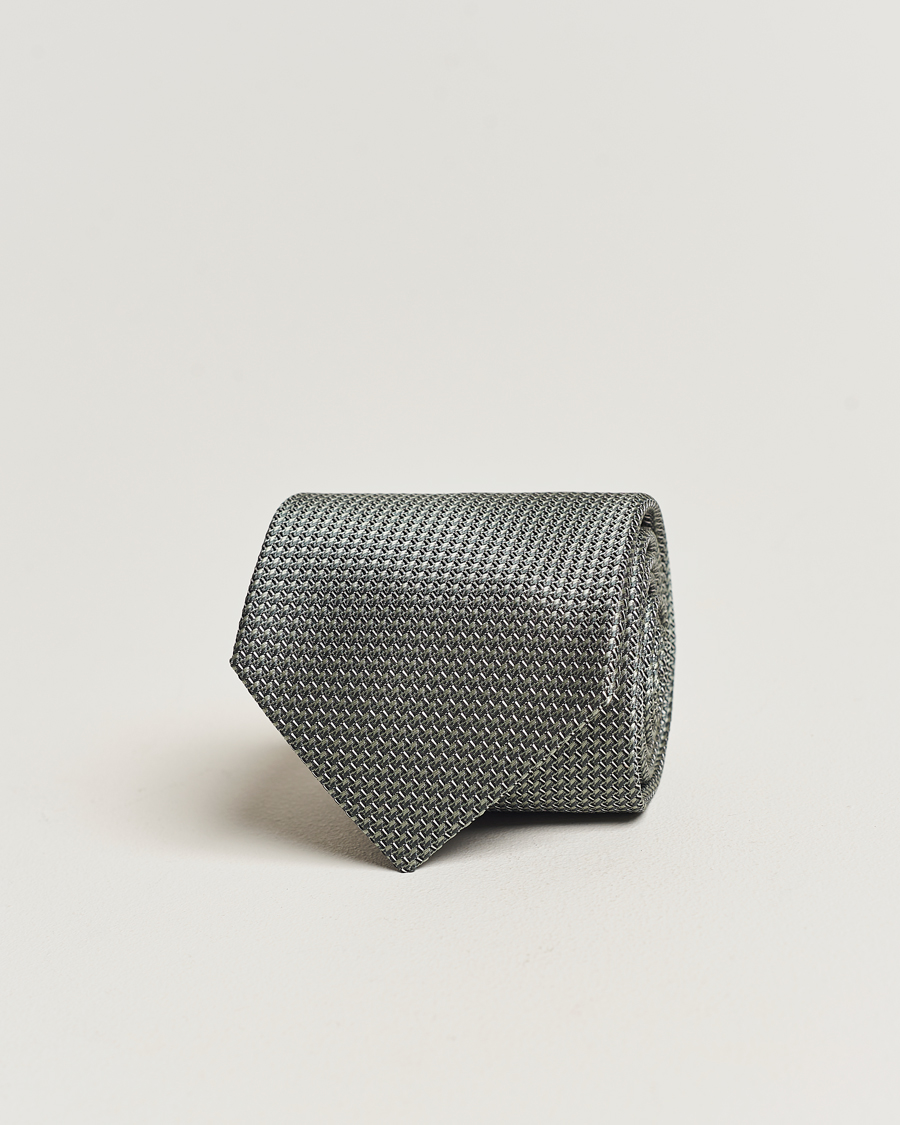 Herr | Brioni Jacquard Silk Tie Sage | Brioni | Jacquard Silk Tie Sage