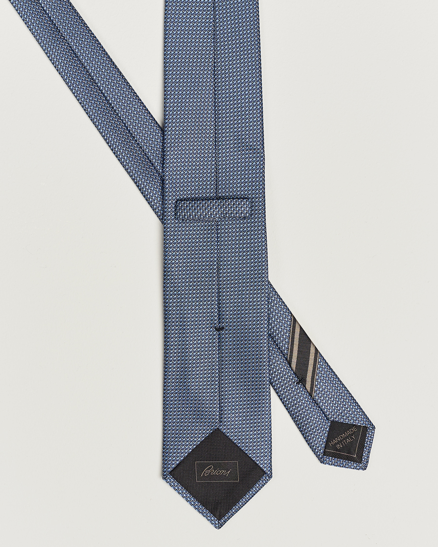 Herr | Brioni Jacquard Silk Tie Light Blue | Brioni | Jacquard Silk Tie Light Blue