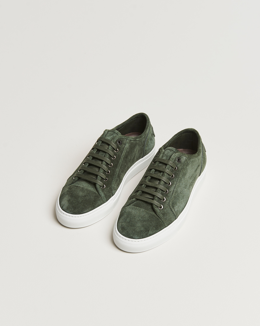 Herr | Brioni | Brioni | Casetta Suede Sneakers Green