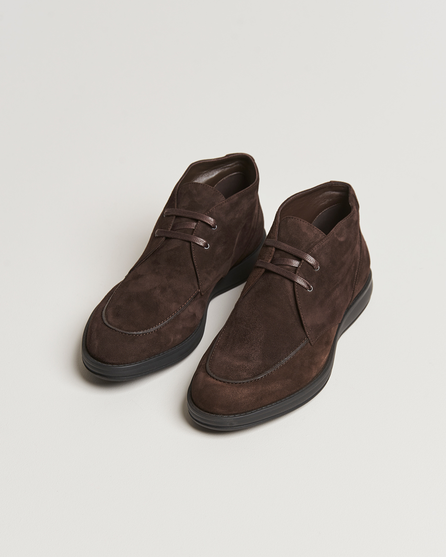 Herr | | Brioni | Suede Chukka Boots Dark Brown
