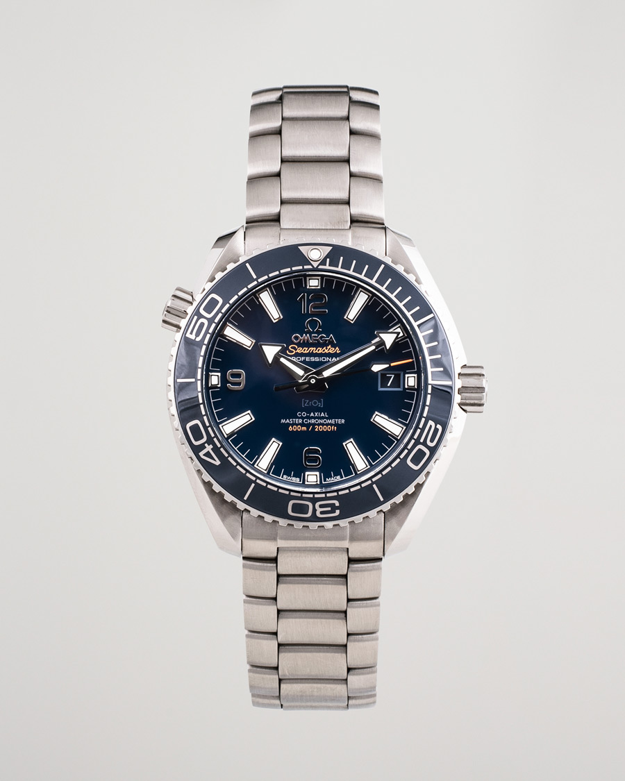 Herr | Omega Pre-Owned Seamaster Planet Ocean Steel Blue | Omega Pre-Owned | Seamaster Planet Ocean Steel Blue