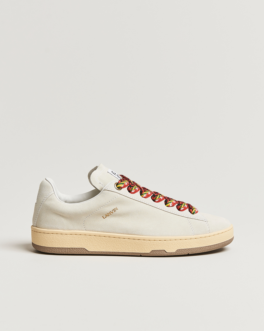 Herr | Lanvin Lite Curb Sneakers White | Lanvin | Lite Curb Sneakers White