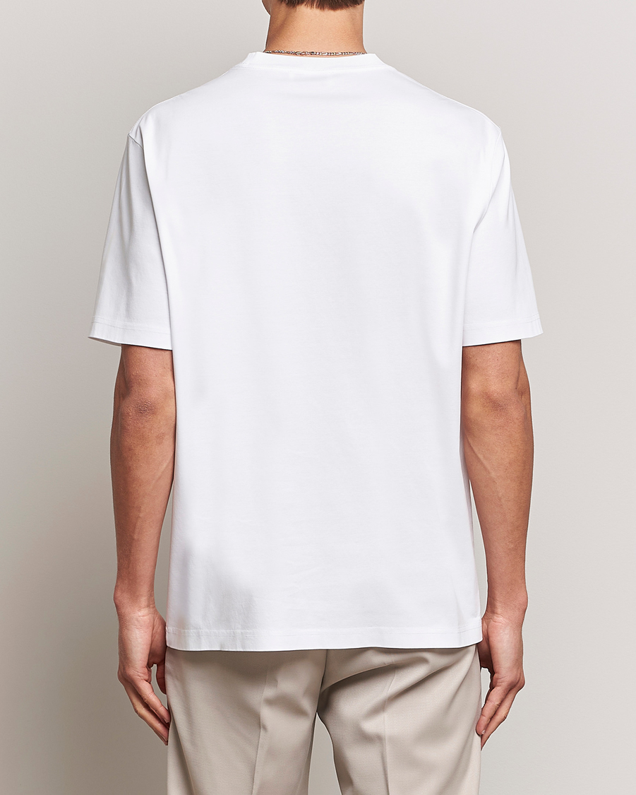 Herr | T-Shirts | Lanvin | Curb Logo T-Shirt Optic White