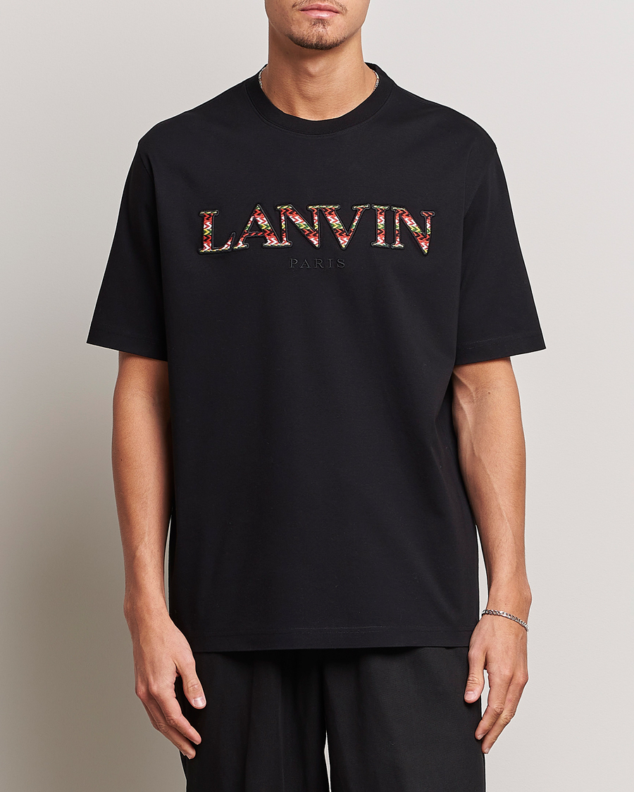 Herr | Lanvin | Lanvin | Curb Logo T-Shirt Black