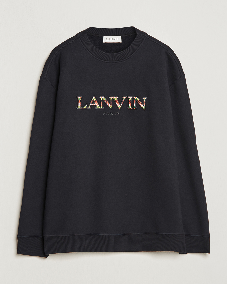 Herr | Tröjor | Lanvin | Curb Logo Sweatshirt Black