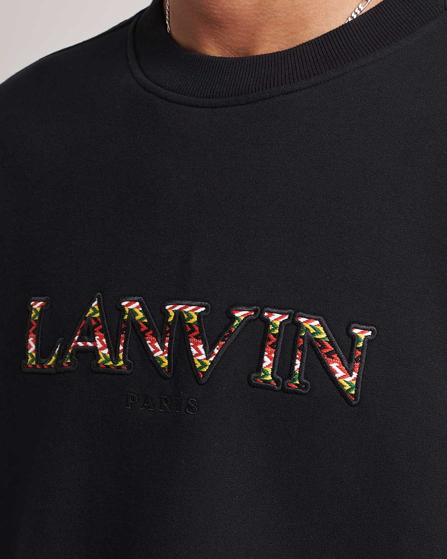 Herr | Tröjor | Lanvin | Curb Logo Sweatshirt Black