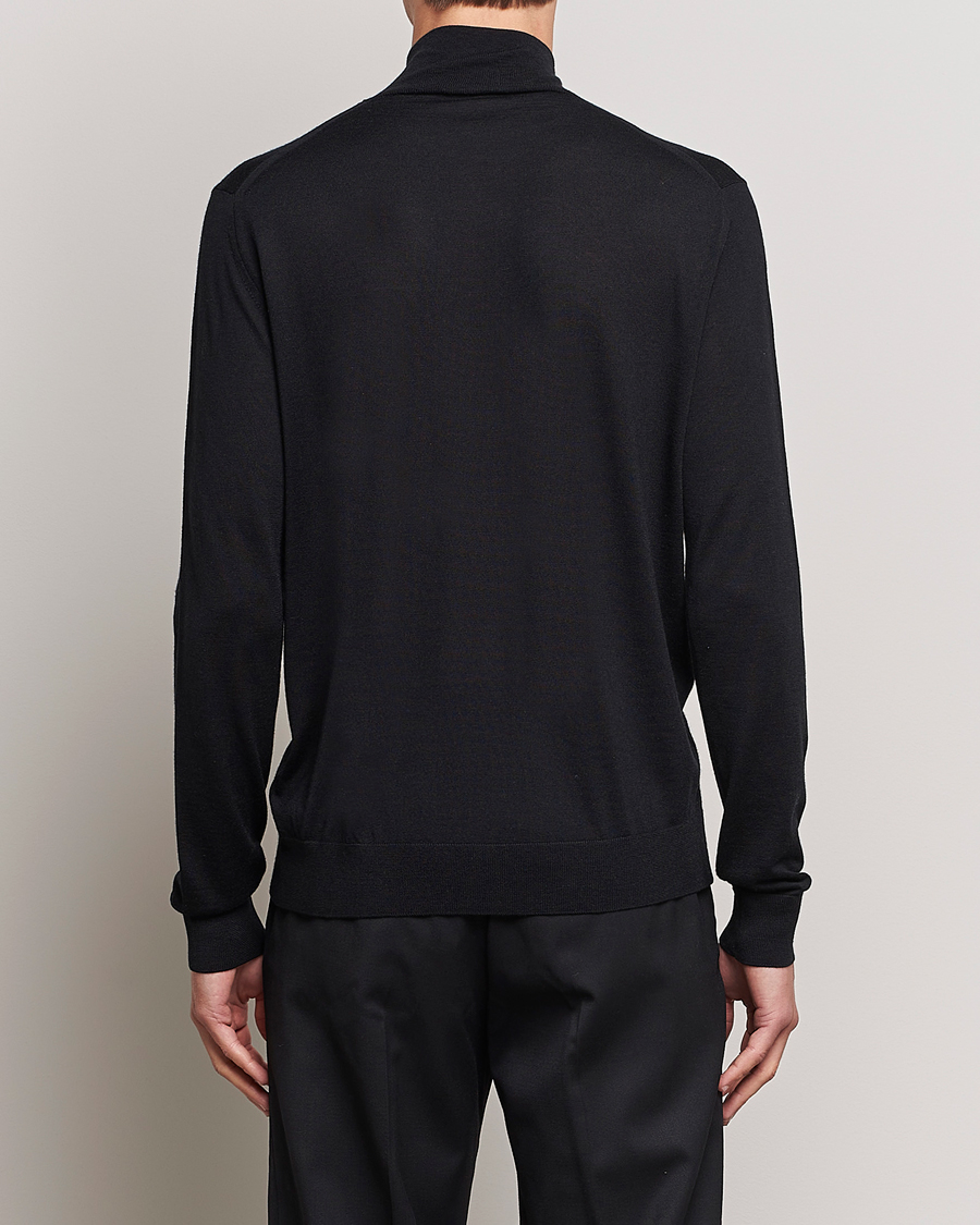 Herr | Tröjor | Lanvin | Wool/Silk Rollneck Black