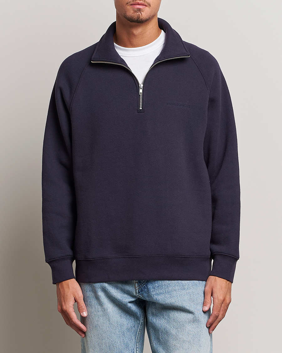 Herr | Tröjor | NN07 | Carlo Half Zip Navy