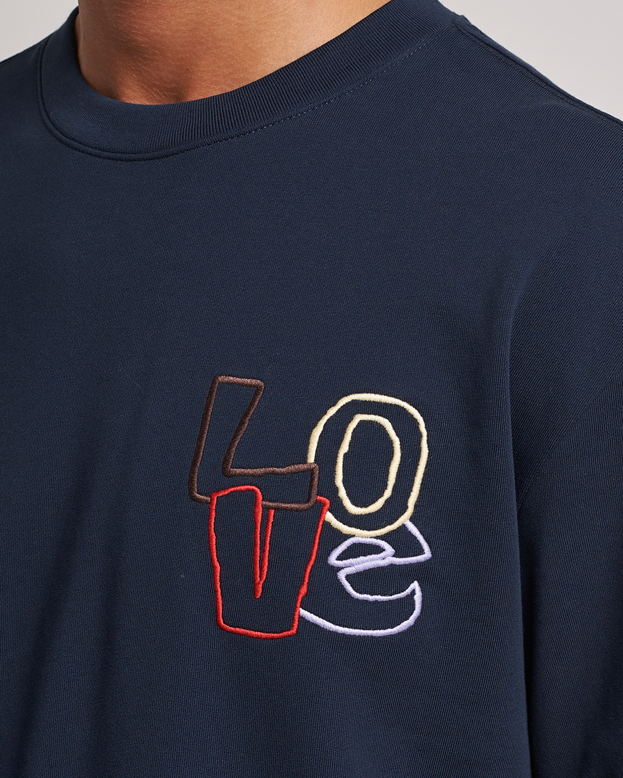 Herr | T-Shirts | NN07 | Alan Heavy T-Shirt Navy
