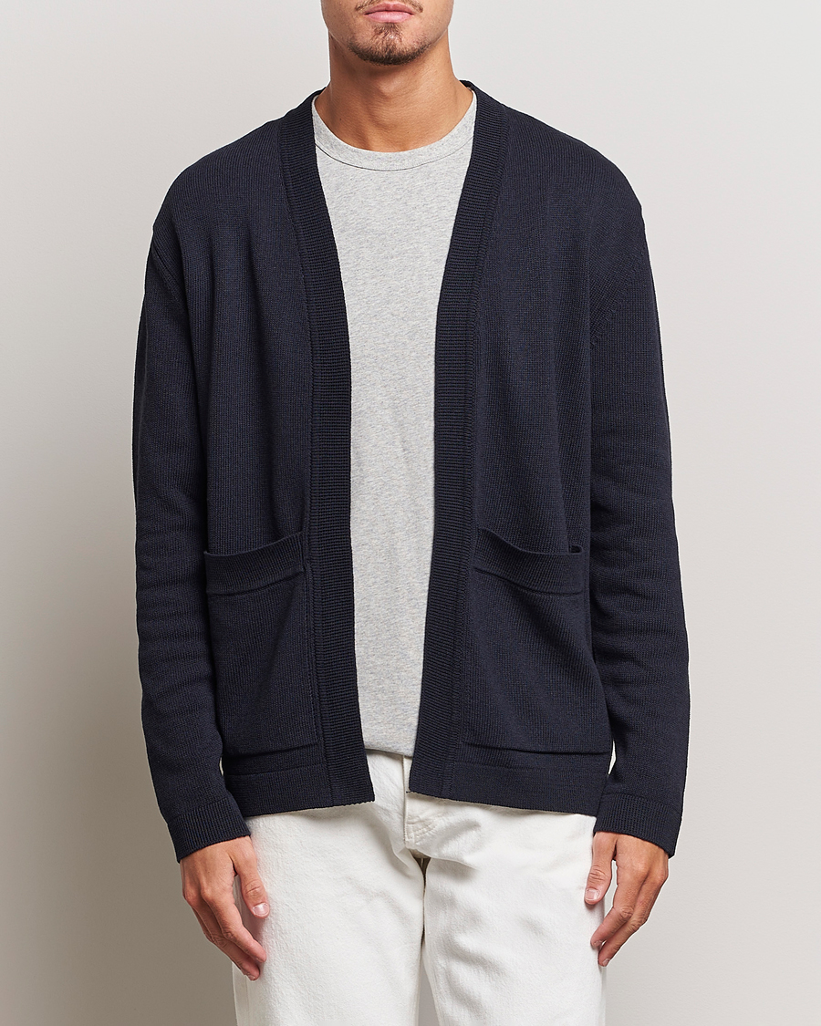 Herr |  | NN07 | Bradley Cotton Cardigan Navy