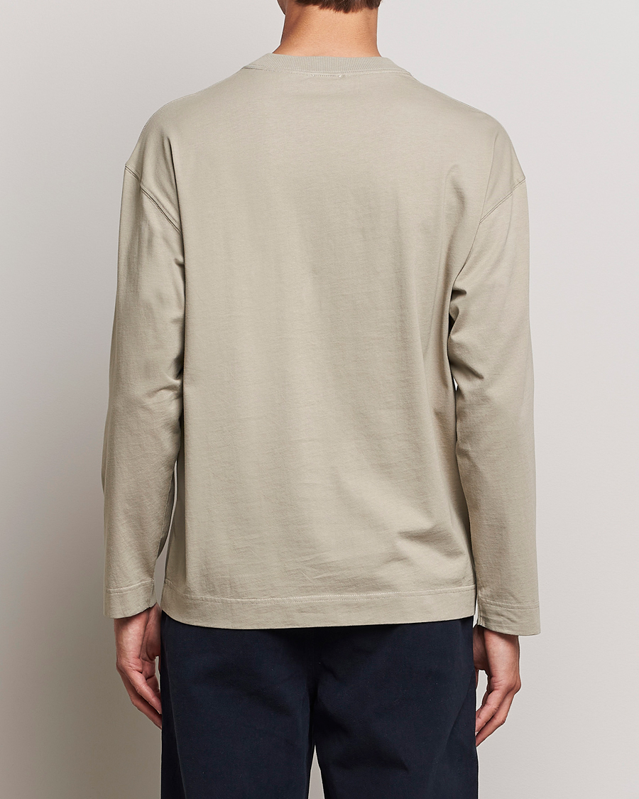Herr | T-Shirts | NN07 | Benja Pima Cotton Long Sleeve T-Shirt London Fog