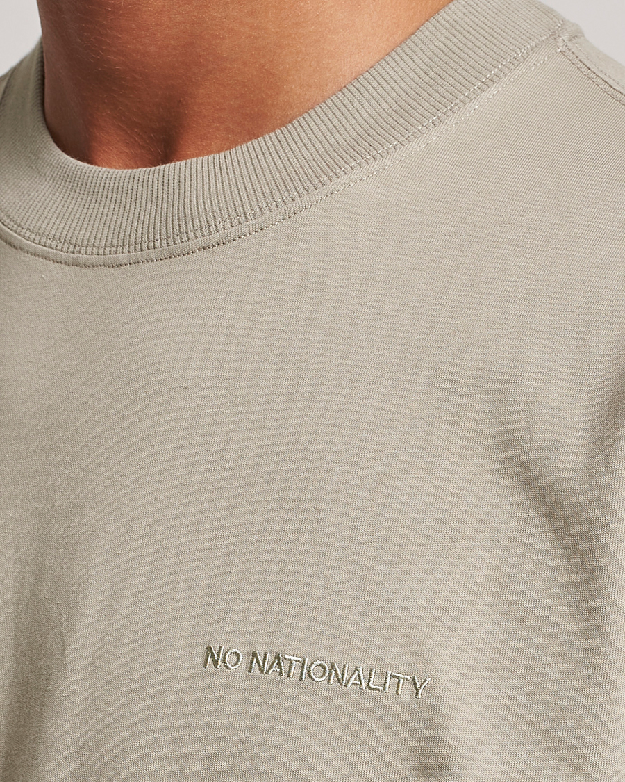 Herr | T-Shirts | NN07 | Benja Pima Cotton Long Sleeve T-Shirt London Fog