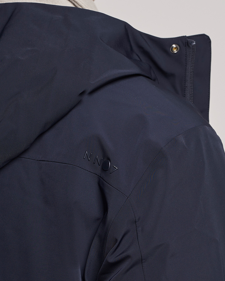 Herr | Jackor | NN07 | Greg Primaloft Hooded Jacket Navy