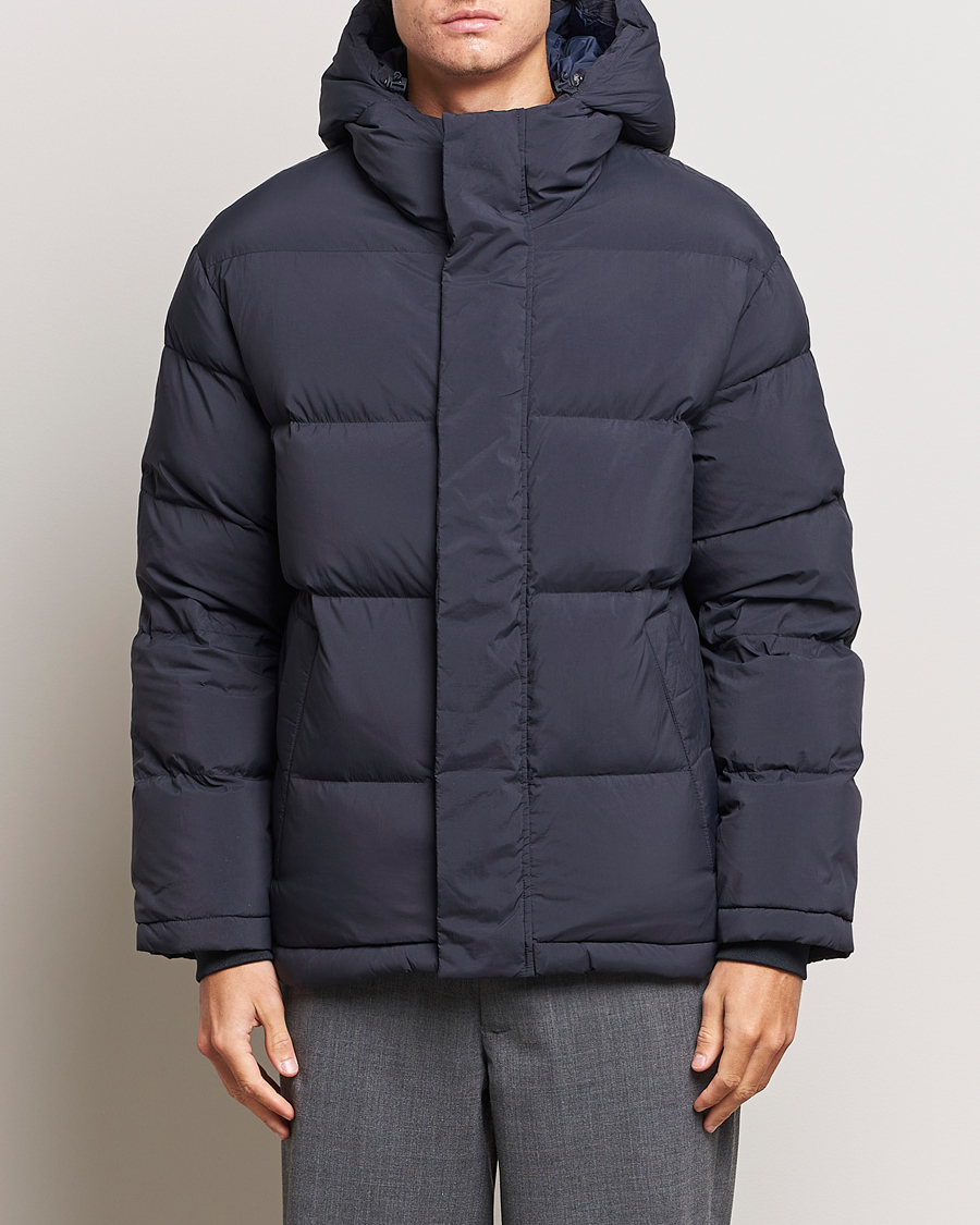 Herr | Jackor | NN07 | Matthew Padded Down Jacket Navy Blue