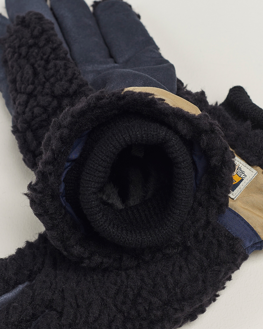 Herr | Elmer by Swany | Elmer by Swany | Sota Wool Teddy Gloves Black