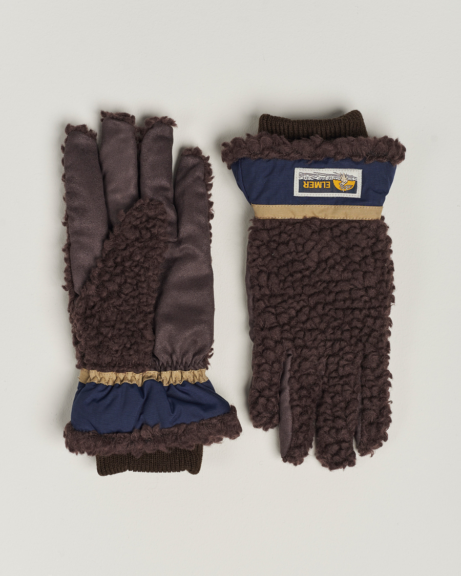 Herr | Elmer by Swany Sota Wool Teddy Gloves Brown | Elmer by Swany | Sota Wool Teddy Gloves Brown