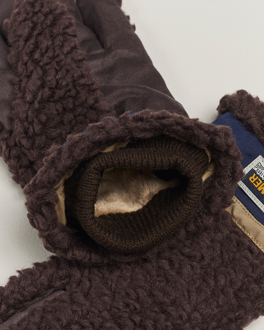 Herr | Avdelningar | Elmer by Swany | Sota Wool Teddy Gloves Brown