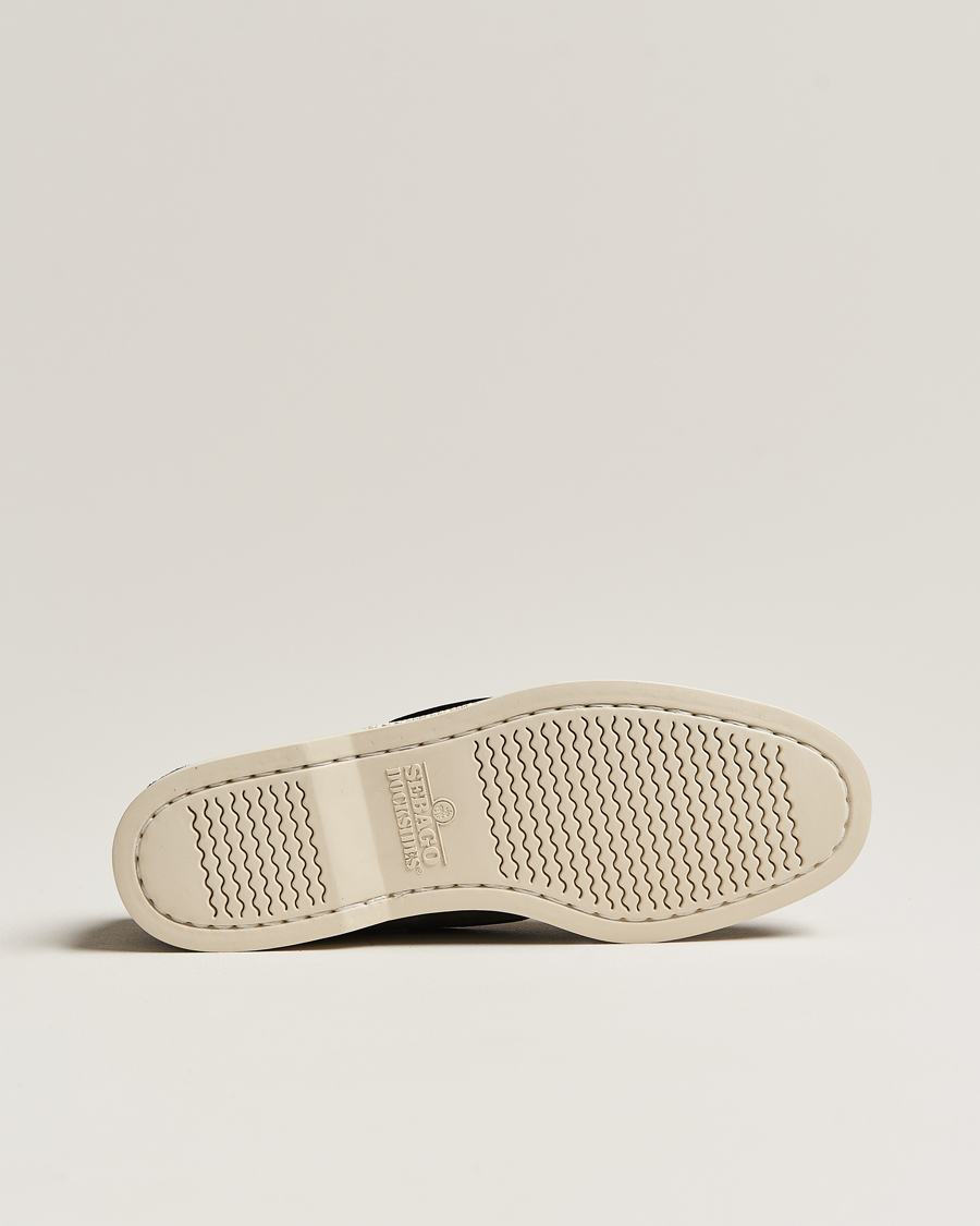Herr | Seglarskor | Sebago | Docksides Suede Boat Shoe Black