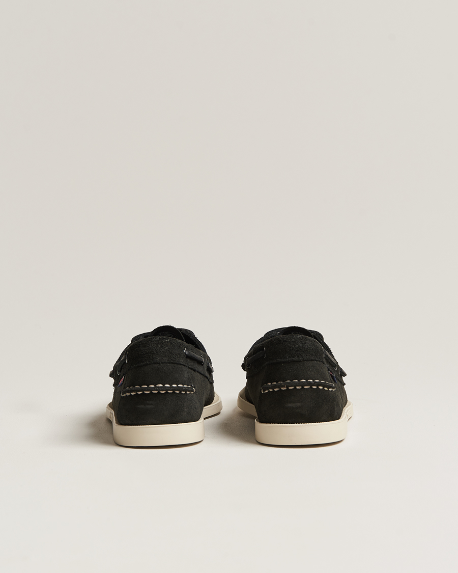 Herr | Seglarskor | Sebago | Docksides Suede Boat Shoe Black