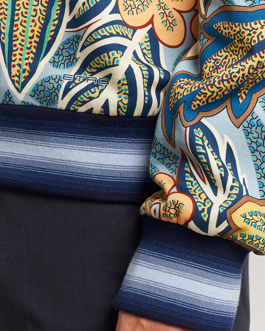 Herr | Tröjor | Etro | Jungle Printed Sweatshirt Azzurro