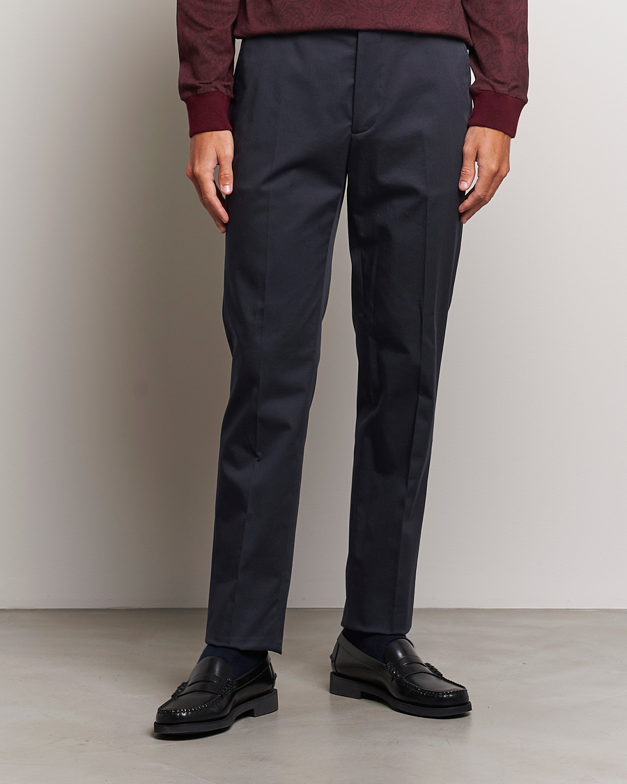 Herr | Byxor | Etro | Slim Fit Chinos Navy
