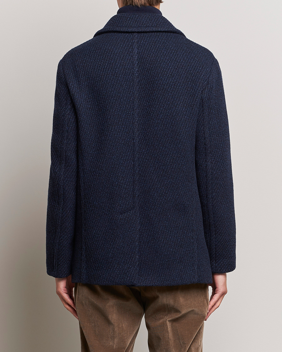 Herr | Jackor | Etro | Wool Peacoat Navy