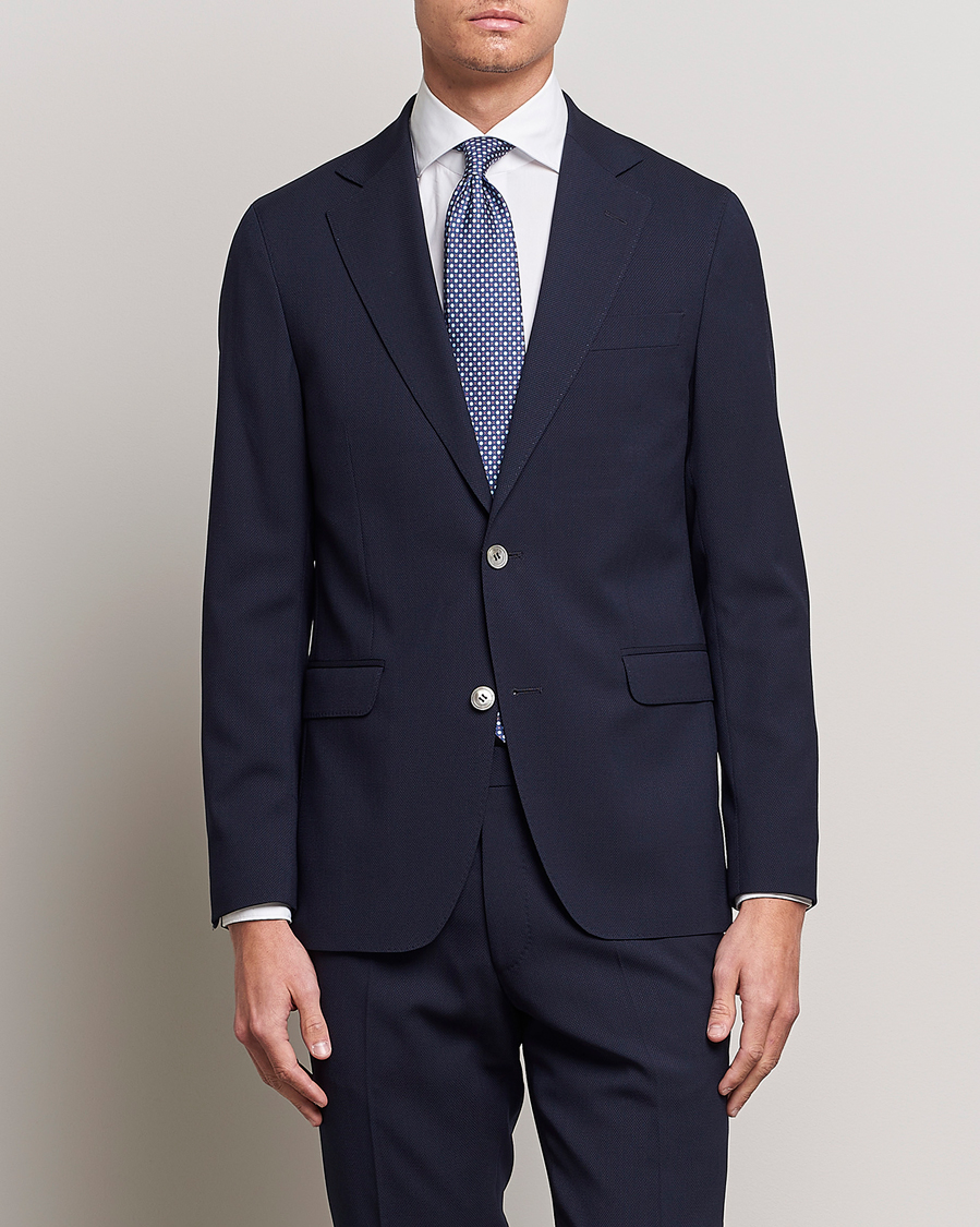 Herr | Kläder | Oscar Jacobson | Ego Wool Blazer Blue