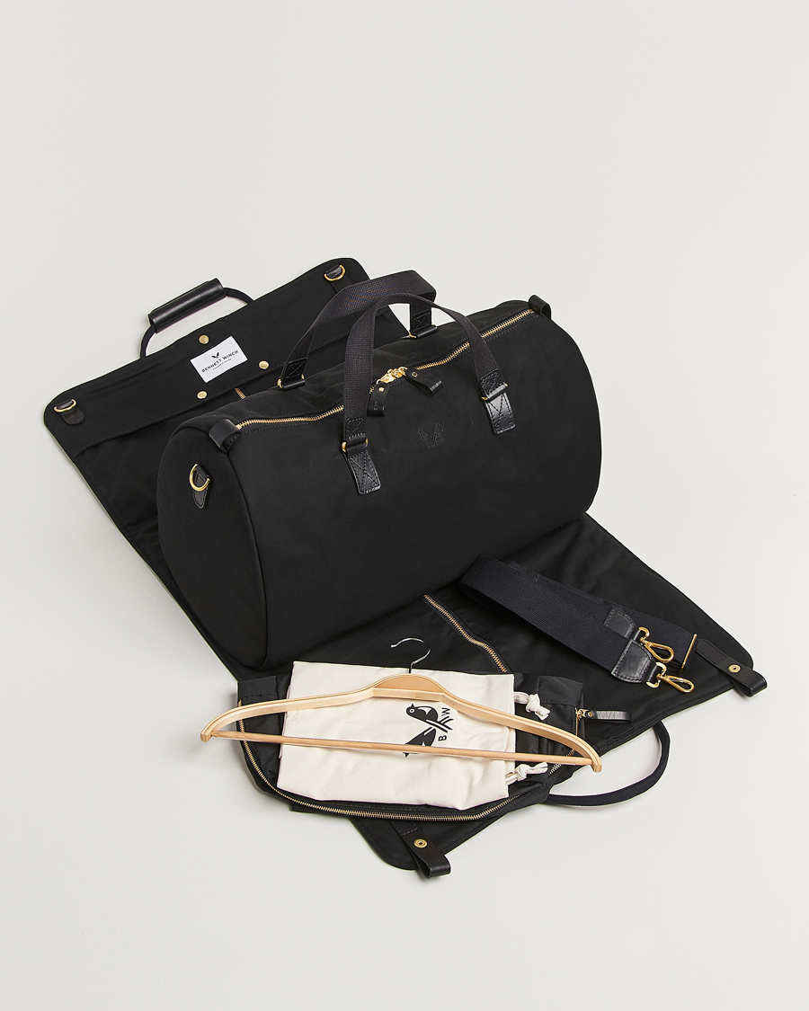 Herr | Väskor | Bennett Winch | Canvas Suit Carrier Holdall Black