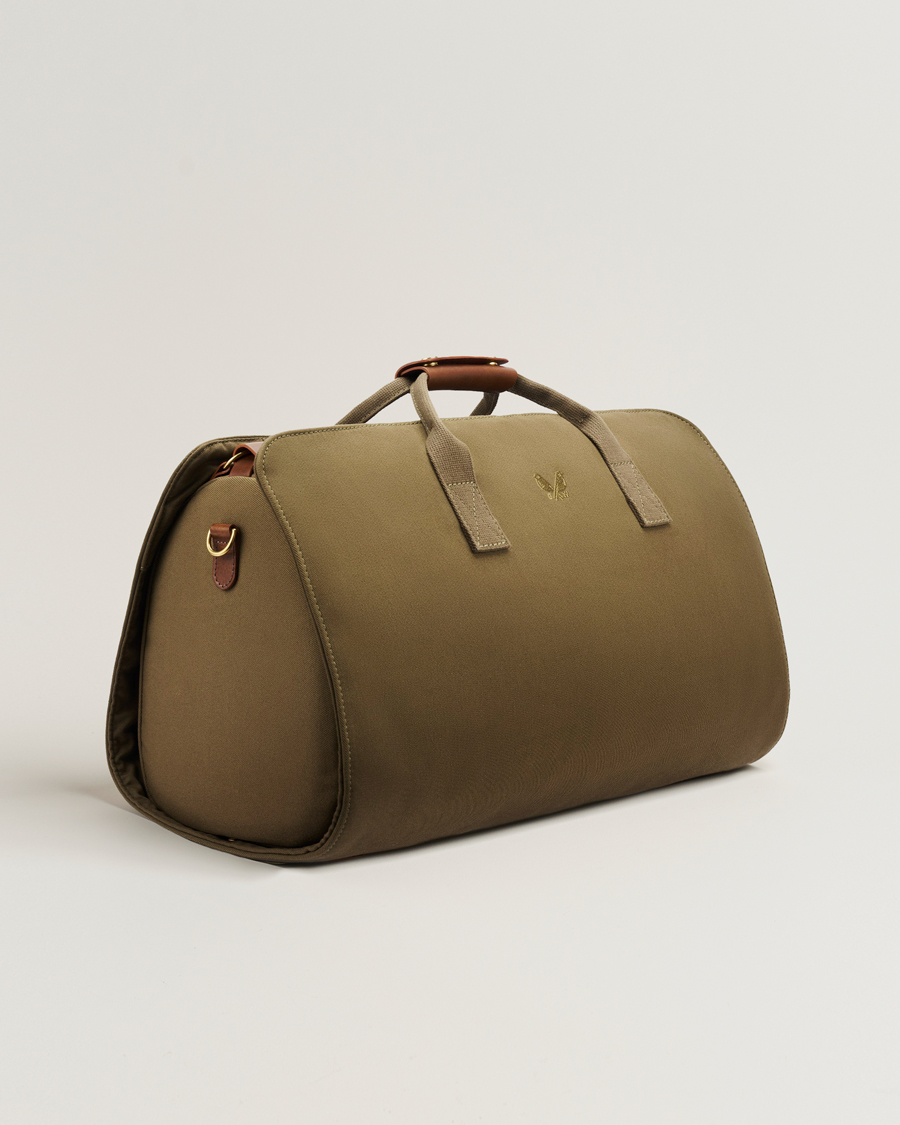 Herr | Bennett Winch Canvas Suit Carrier Holdall Olive | Bennett Winch | Canvas Suit Carrier Holdall Olive