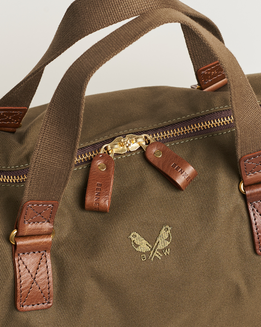Herr | Bennett Winch Canvas Suit Carrier Holdall Olive | Bennett Winch | Canvas Suit Carrier Holdall Olive