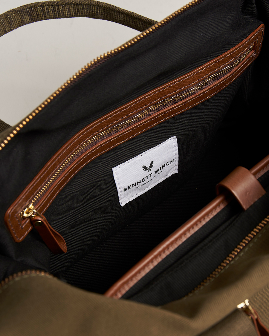 Herr | Väskor | Bennett Winch | Canvas Weekender Olive