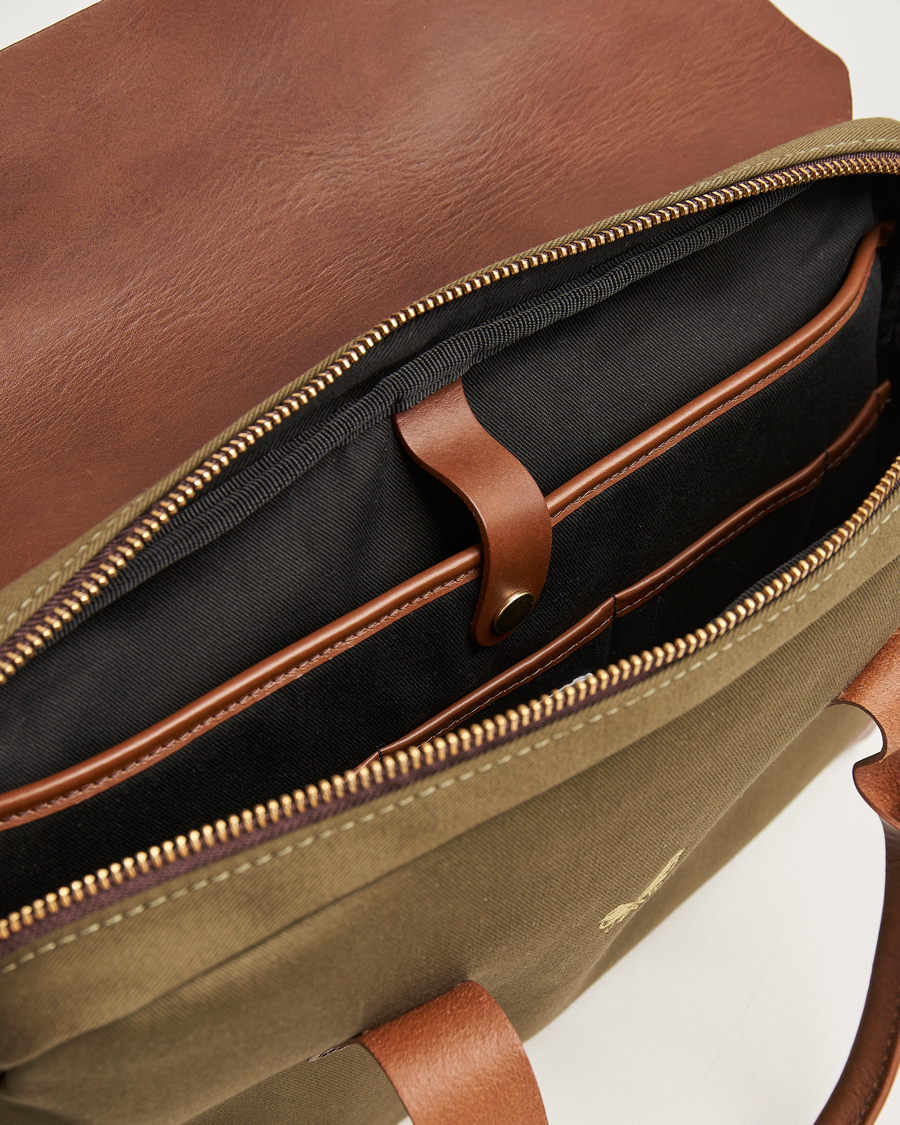 Herr | Väskor | Bennett Winch | Canvas Briefcase Olive