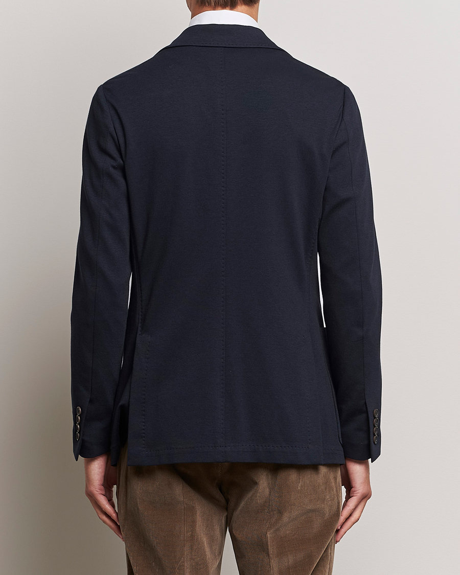 Herr | Kavajer | Canali | Jersey Blazer Navy