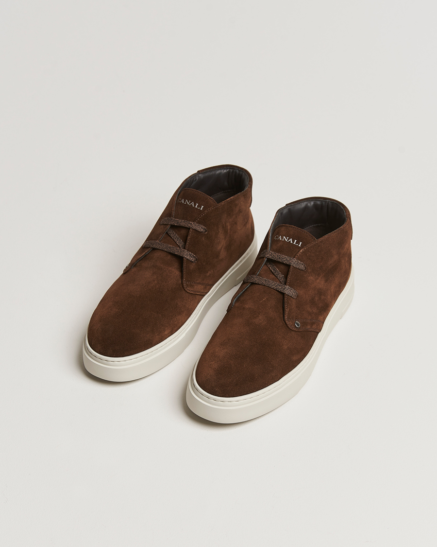 Herr |  | Canali | Casetta Chukka Boot Brown Suede