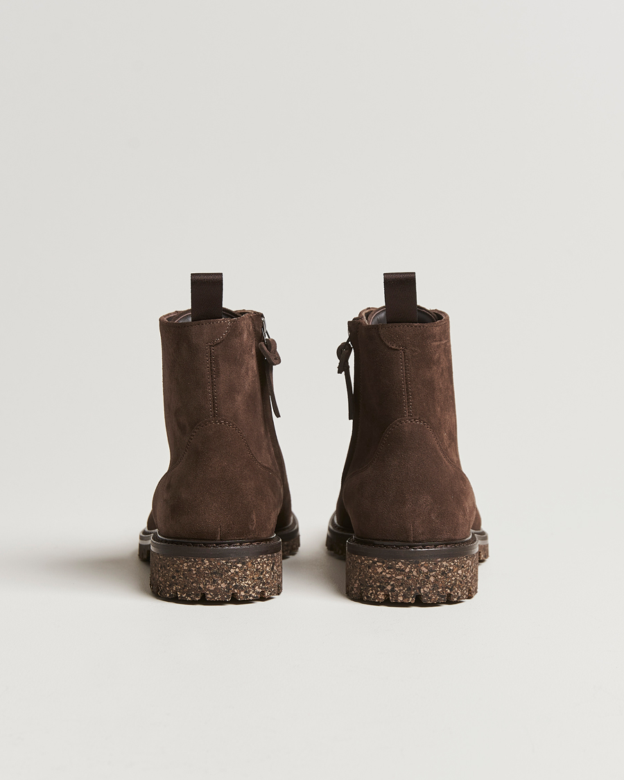 Herr | Canali Lace Up Winter Boot Dark Brown Suede | Canali | Lace Up Winter Boot Dark Brown Suede