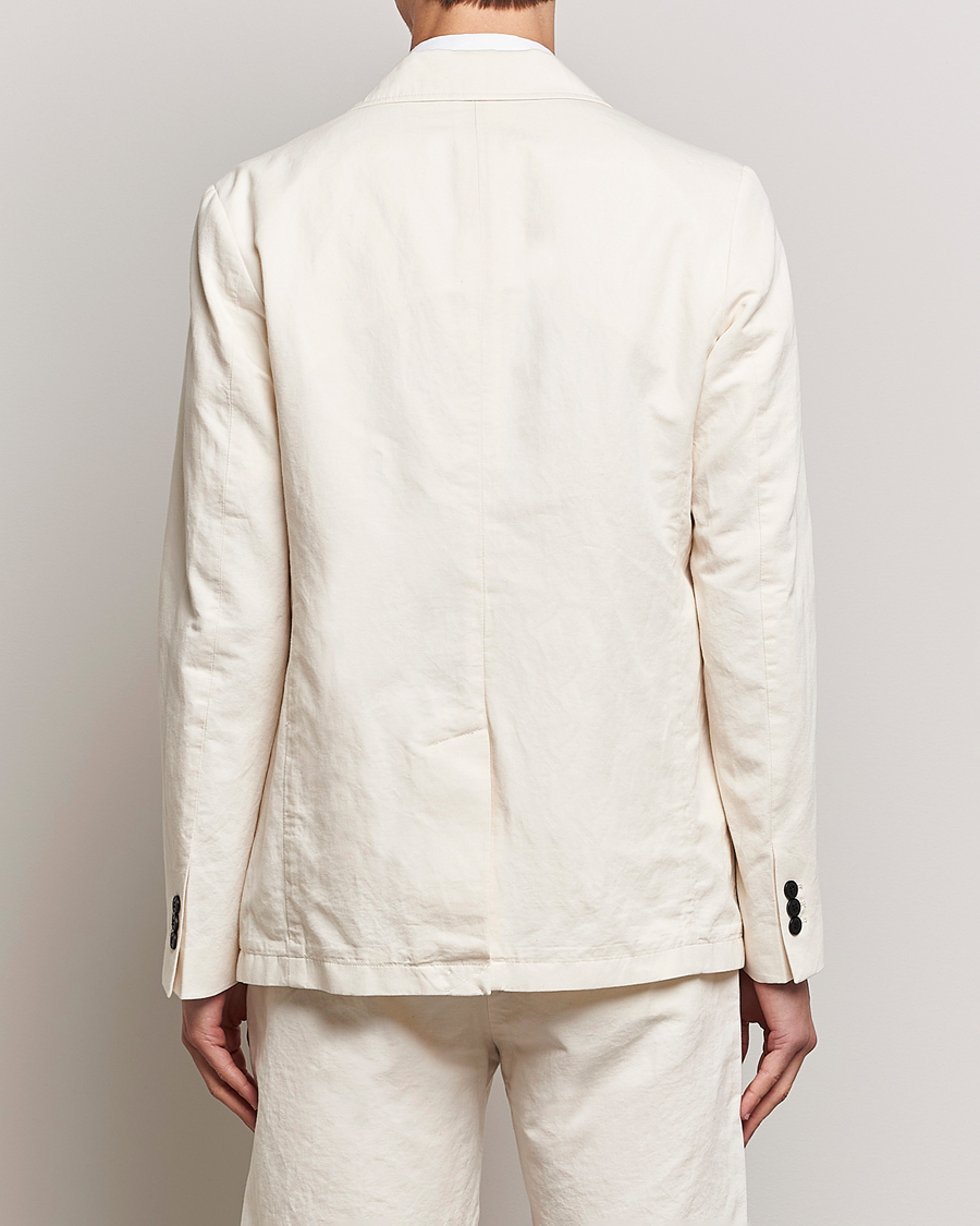 Herr | Kavajer | Sunspel | Unconstructed Cotton/Linen Blazer Undyed