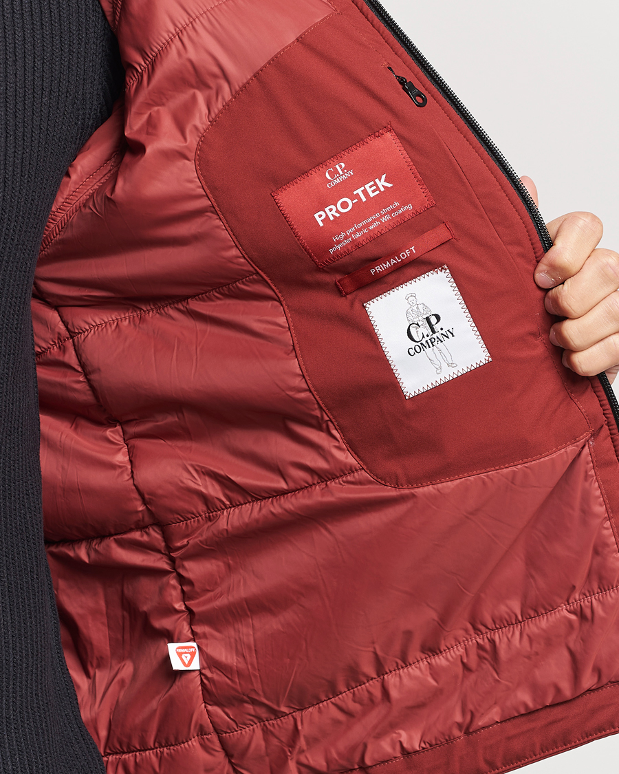 Herr | Jackor | C.P. Company | Pro-Tec Lightweight Padded Jacket Burnt Red